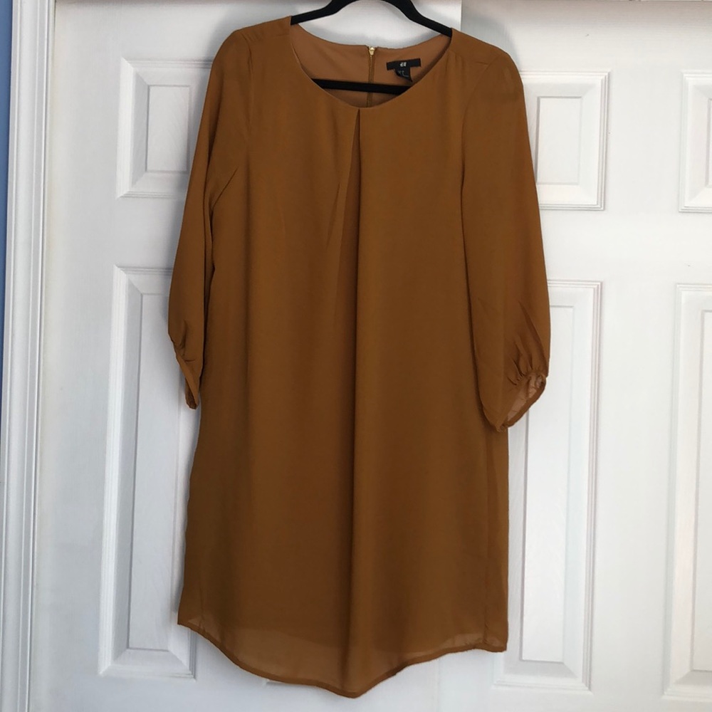 Fall Mustard Dress